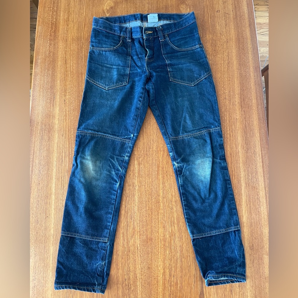 Gamine workwear dungarees first gen slim slouch sz 30